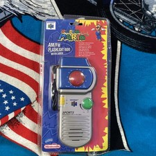 nintendo 64 super Mario AM/FM flashlight radio with siren Sealed  