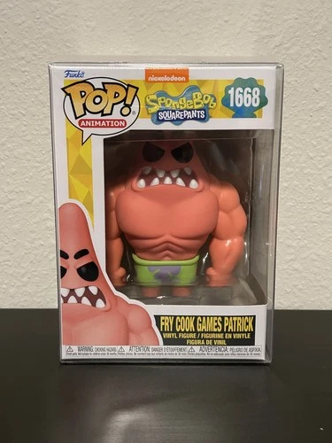 NEW! Animation Funko 1668 Fry Cook Games Patrick!