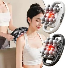 16-Head Fascia Gun High-Frequency Vibration Body Massage Gun Waist Back Massager