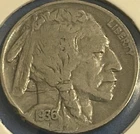 *1936 P Buffalo Nickel **Free Shipping**