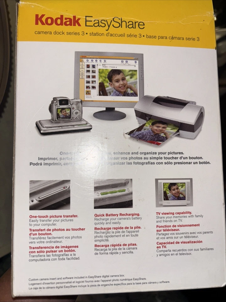 NEW ! Kodak EasyShare Camera Dock Series 3 - Transfer Images & Charges Battery - Image 2 of 4