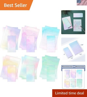 Stationery Writing Paper with Envelopes, 30 Letter Writing Paper with 18 Enve...