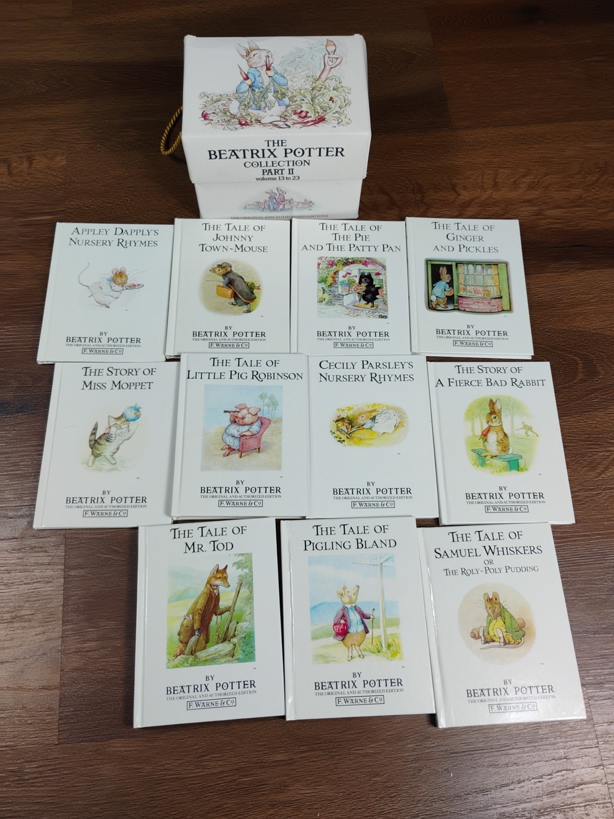 The Beatrix Potter Collection Part II, Volume 13 to 23 Box Set 1986 Pristine