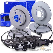 ATE BREMSSCHEIBEN +CERAMIC BREMSBELÄGE +KONTAKTE VORNE+HINTEN FÜR BMW 3-ER E46
