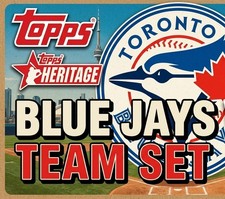 2026 Topps Heritage Toronto Blue Jays Team Set - 10 Cards Includes Yesavage RC