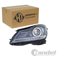 Diederichs BI-XENON LED Scheinwerfer Mit LWR Links Passend FüR Mercedes C-KLASSE