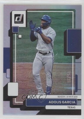 2022 Panini Donruss Season Stat Line 15/31 Adolis Garcia #142 4g8