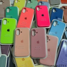 For iPhone 17 Pro Max 16 15 14 13 Mini 12 11 XR 7 8 Plus Liquid Silicone Case
