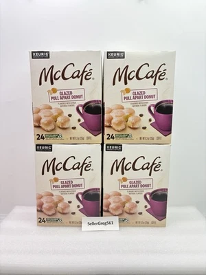 MCCAFÉ McCafe Glazed Pull Apart Donut Coffee, For Keurig K-Cup Pods, 96 Count