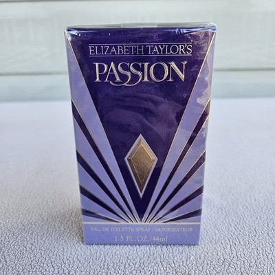 Elizabeth Taylor's Passion Parfum Spray Sealed 1.5 FL Oz Toilette Spray Purple