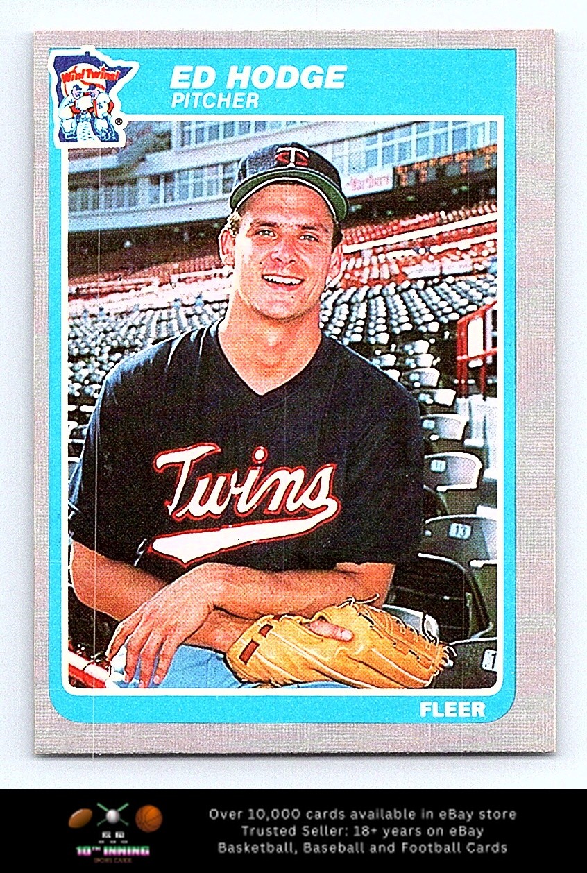 1985 Fleer #280 Ed Hodge