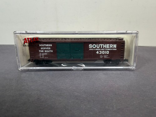 Tren escala N Atlas 36121 vagón caja doble puerta SOUTHERN 43010 | Condition: New
