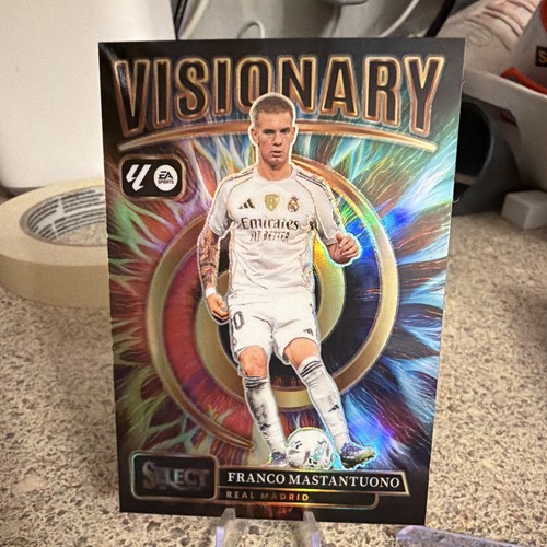 Panini Select La Liga 2025-26 Franco Mastantuono Real Madrid Visionary #7 Prizm