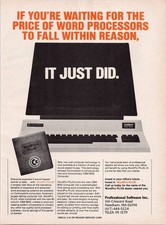Commodore CBM 8032 WordPro 4 PLUS Vintage 1980s Computer Magazine Ad