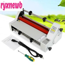 Hot Cold Roll Laminator Single & Dual Sided Digital Display Laminating Machine