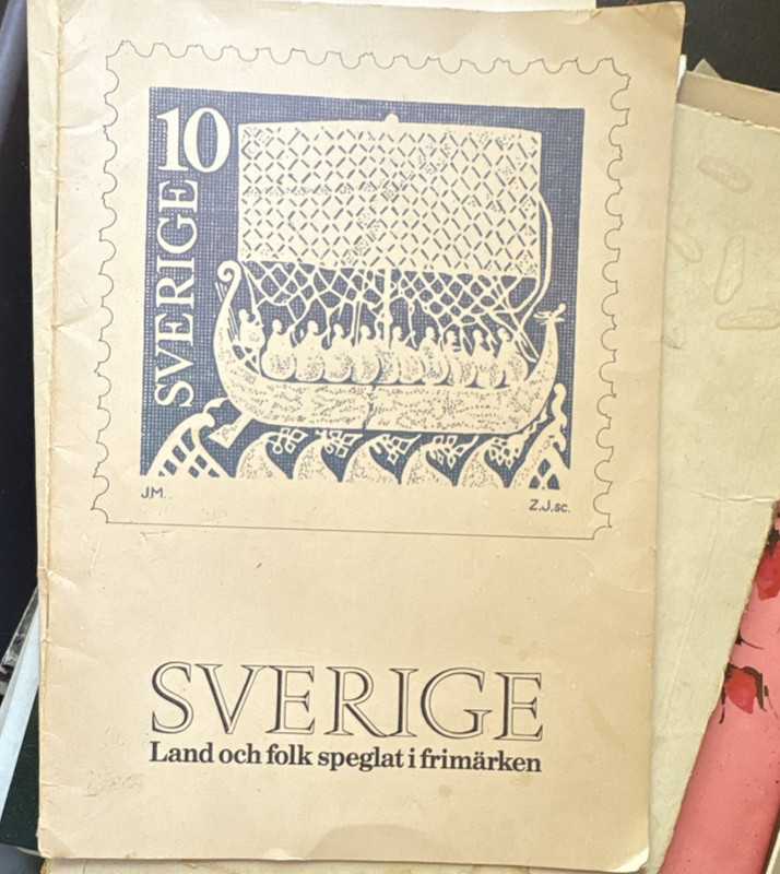 Sverige Land och folk speglat i frimärken Stamp Catalog Illustrated Booklet 1967