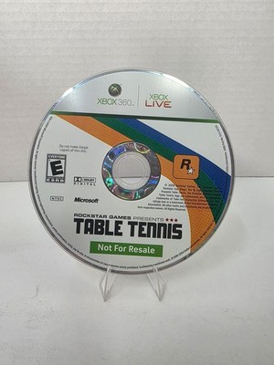 Rockstar Games Presents Table Tennis (not For Resale) Extremely Rare!