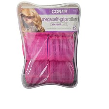 Conair Mega Self-Grip Rollers 12 Pieces Volume And Lift 2 Sizes Long Hair NEW