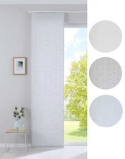 Schiebegardine mit Jacquardmuster und Effektgarn blickdicht 245x60 cm