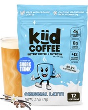 Kiid Coffee - 99.9% Caffeine-Free Organic for Kids - As 12 Servings