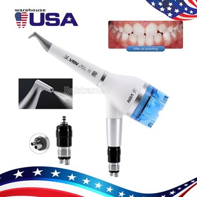 Dental Air Prophy Flow Teeth Polishing Polisher Handpiece Hygiene Jet 4 Holes