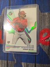 2024 Topps Pristine - Johan Rojas #123 Green Refractor /150 (RC)