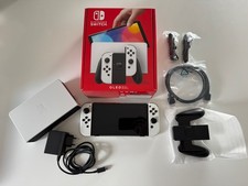 Nintendo Switch OLED-Modell Weiß HEG-001 64GB mit OVP Top Zustand 256GB SD