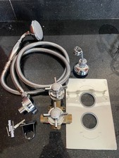 Heritage Dawlish Dual Control Recessed Valve &shower/wall holder. Mint condition
