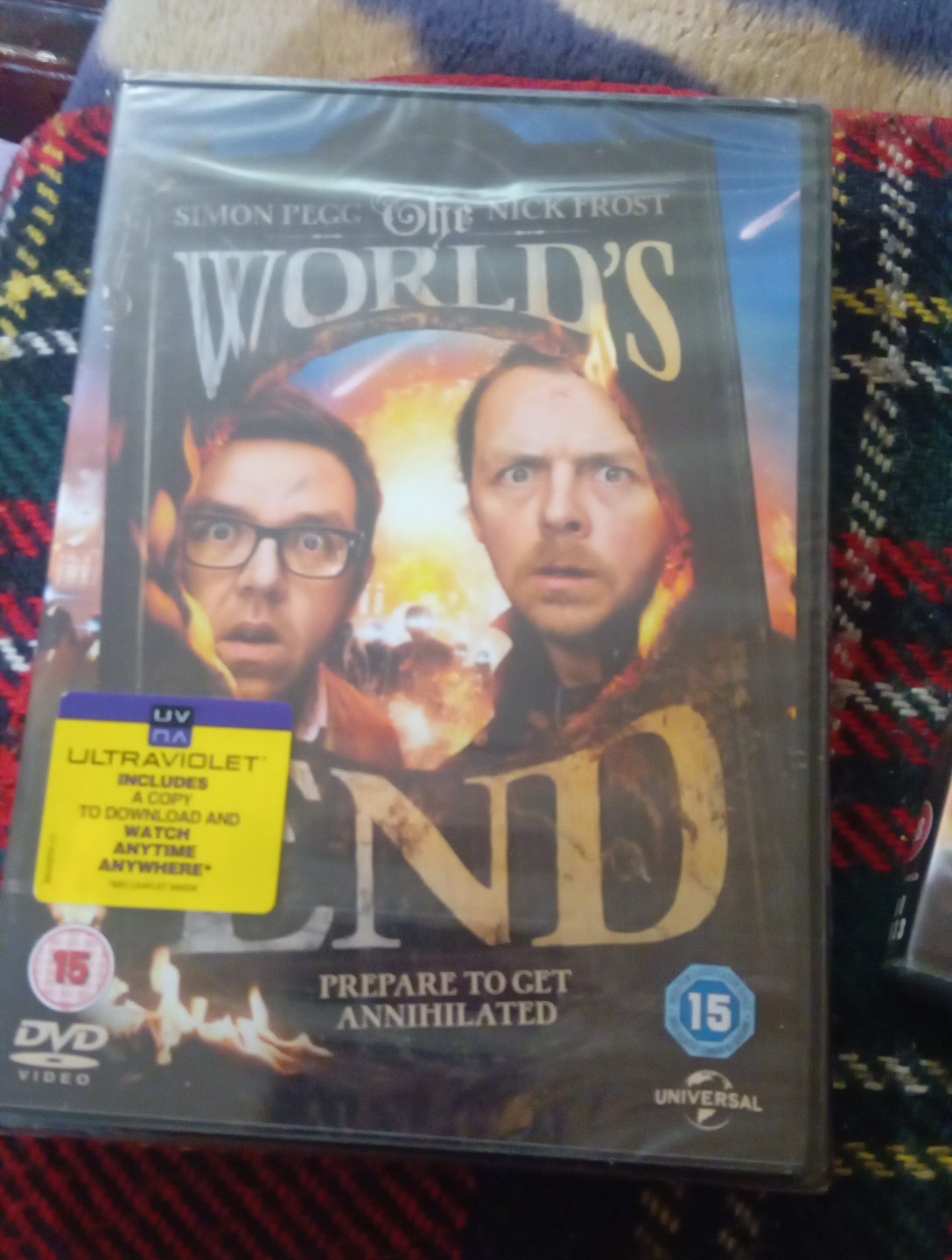 The World's End DVD 2013 Simon Pegg Nick Frost Sci-Fi Comedy Film