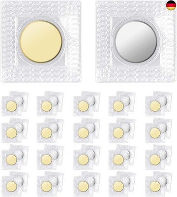 EEEKit 20 Paare Zum Einnähen Von Magneten, Versteckter Magnetverschluss, PVC 