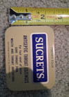 Vintage SUCRETS Antiseptic Throat Lozenges Advertisting Tin Hinged Empty 55711 — photo 8