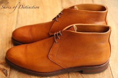 Meermin hellbraune Leder Chukka Stiefel Schuhe Herren UK 9 US 10 EU 43