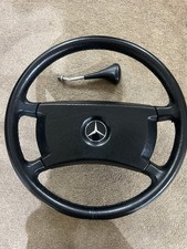 MERCEDES STEERING WHEEL LEATHER W126 R107 SL SLC 1264640017 400mm W123