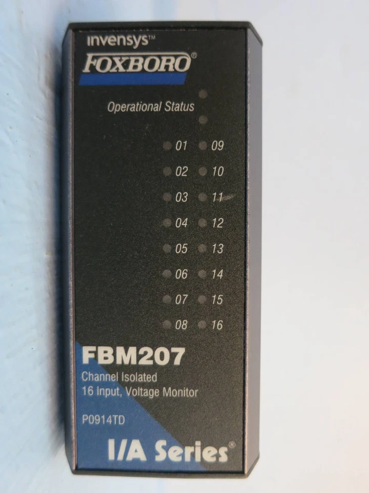 Foxboro FBM207 Channel Isolated 16 Input I/A Series PLC P0914TD FBM 207 Invensys - Image 3 of 4