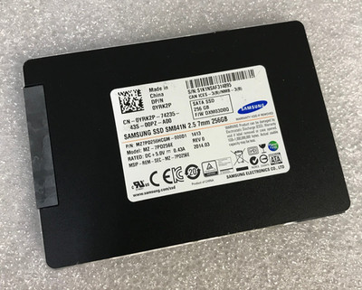 Samsung MZ-7PD256E MZ7PD256HCGM-000D1 P/N 0YRK2P SATA SSD 256GB 2.5''