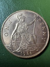 1933 George V Penny - Re-strike - Please read description below.