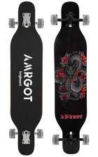 Amrgot 42" Longboard Drop Through Deck Cruiser Concave Professiona Skateboard