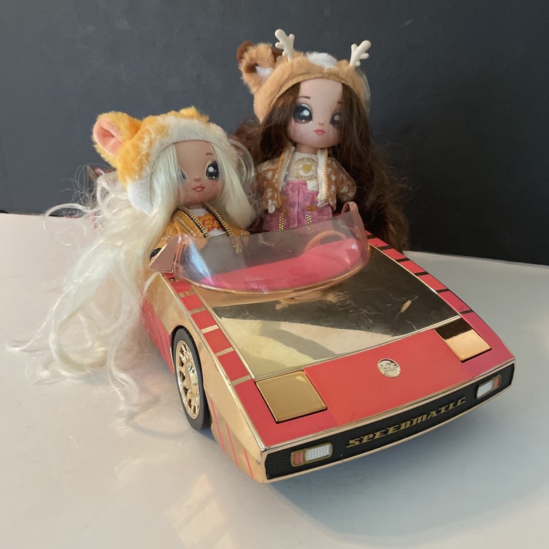 LOL Surprise Doll Car Coupe 2 Teen Dolls Dance Floor Toy Car Omg 15” Rare