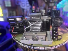 Vintage Polaroid Automatic 210 Instant Film Land Camera - UNTESTED Plus Lot