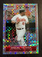 2006 Bowman Chrome Miguel Tejada #150 X-Fractor Refractor serial /250