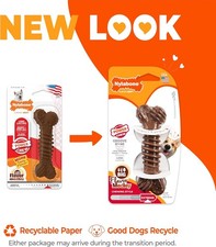 Nylabone Power Chew Textured Bone Toy, Dog Toys Small/Regular           
