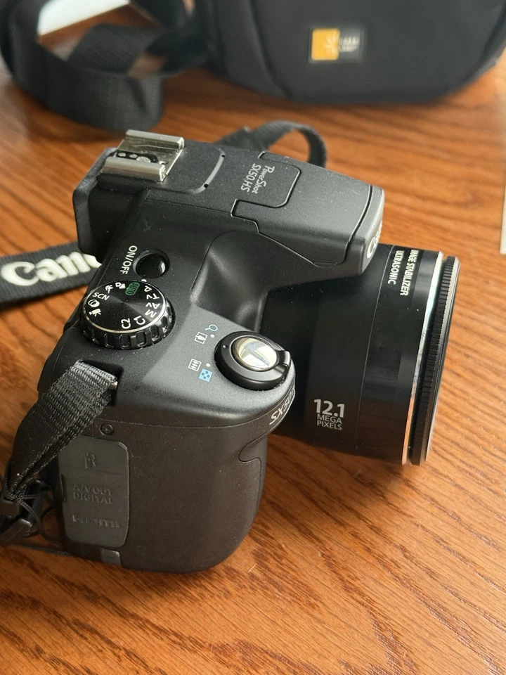 🔥Cámara digital Canon PowerShot SX50 HS 12,1 MP - negra con memoria y cargador Foto 4 de 4