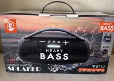 Heavy Bass BASS-31 Portable Wireless Speaker TWS RGB Bluetooth 5.3 20h NEW