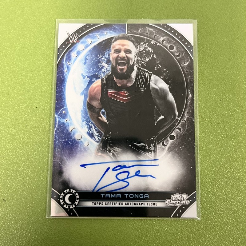 2026 Topps WWE Cosmic Chrome - Tama Tonga - Equinox Auto #EA-TTO