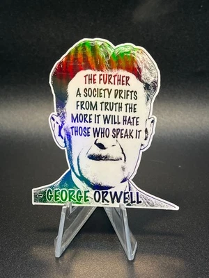VITRAL DESIGNS George Orwell Quote Sticker Collection