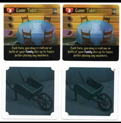 Creature Comforts Brettspiel: Spieltisch (ENGLISCH) Würfelturm nur Promo Karten 