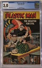 Plastic Man 49 CGC 3.0 Golden Age Quality Comics 1954