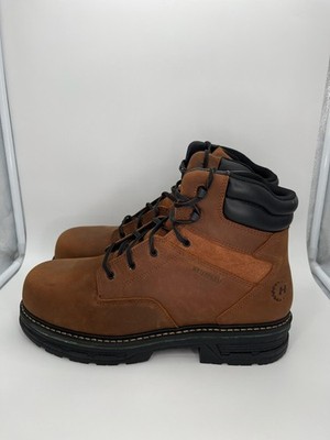 Hytest Boots Mens Size 12 Brown Atlas 6” Work Leather  display picture 1