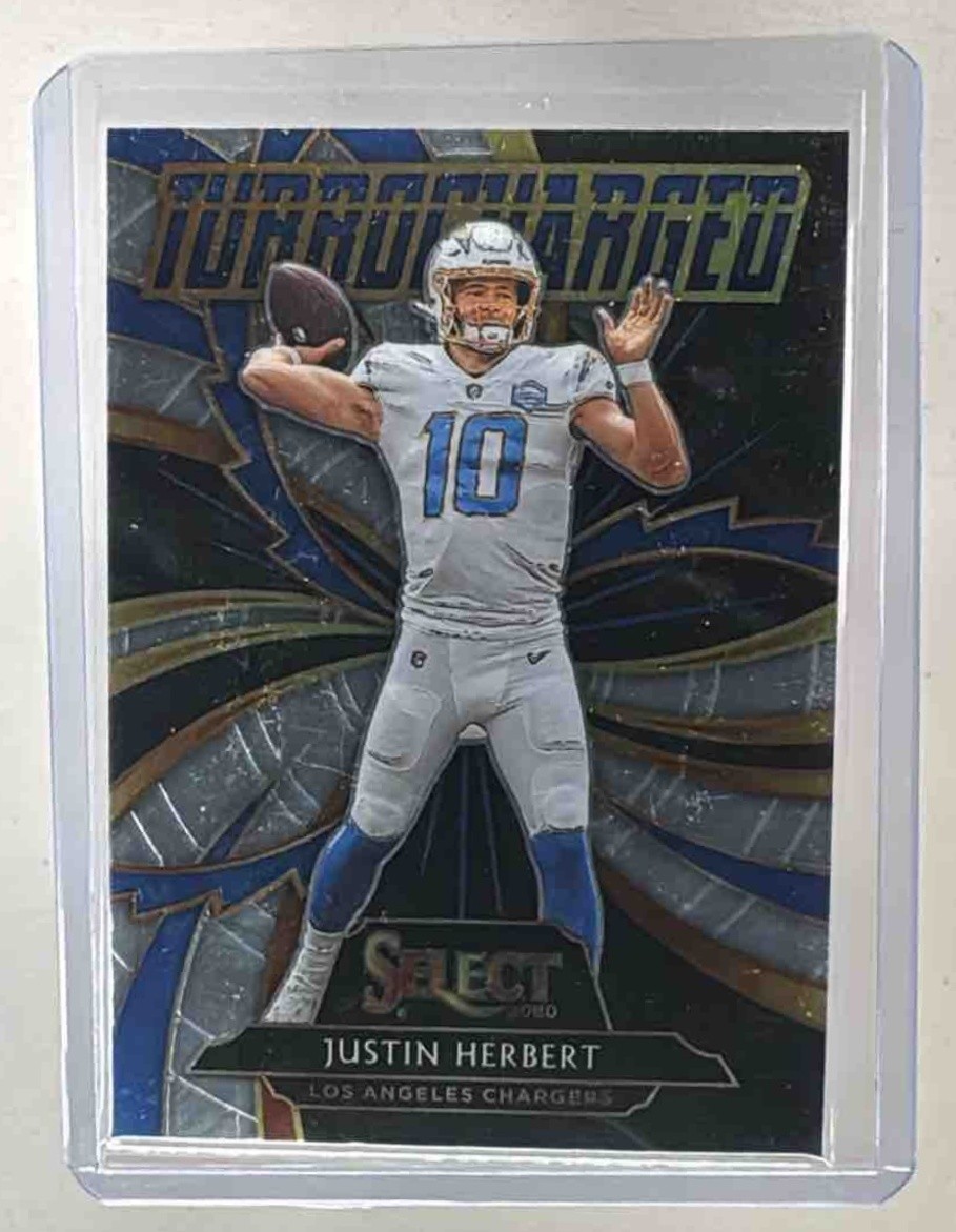 Justin Herbert 2020 Panini Select #T24 Turbocharged Rookie RC