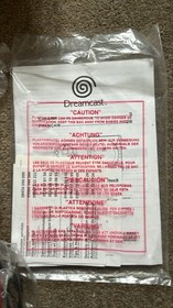 Boxed SEGA Dreamcast Console Bundle - Official Controller & Cables with Insert